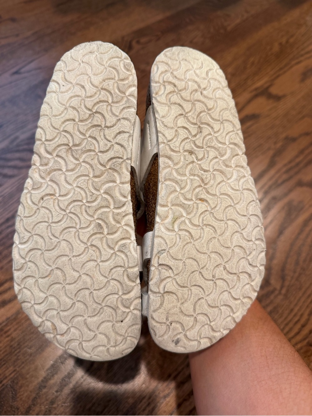 Kids White Birkenstocks - Picture 2 of 3
